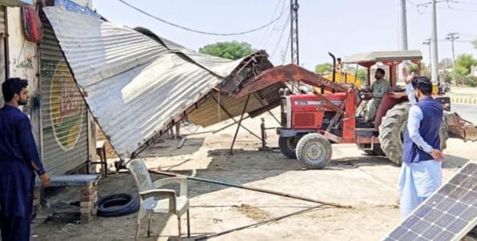 چوبارہ نعمان محمود کی زیر نگرانی تحصیل چوبارہ میں تجاوزات کے خلاف مؤثر آپریشن